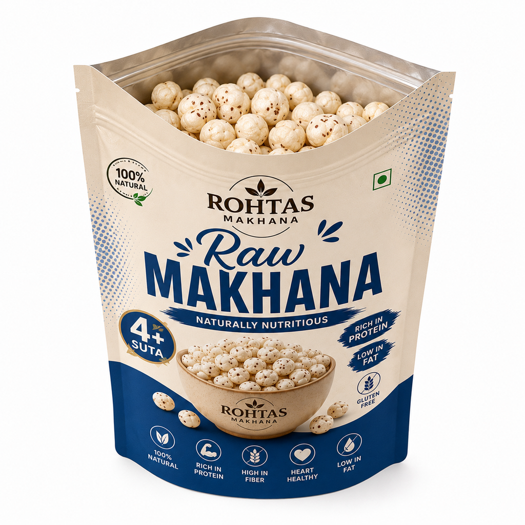 Rohtas 4+ Suta Raw Makhana