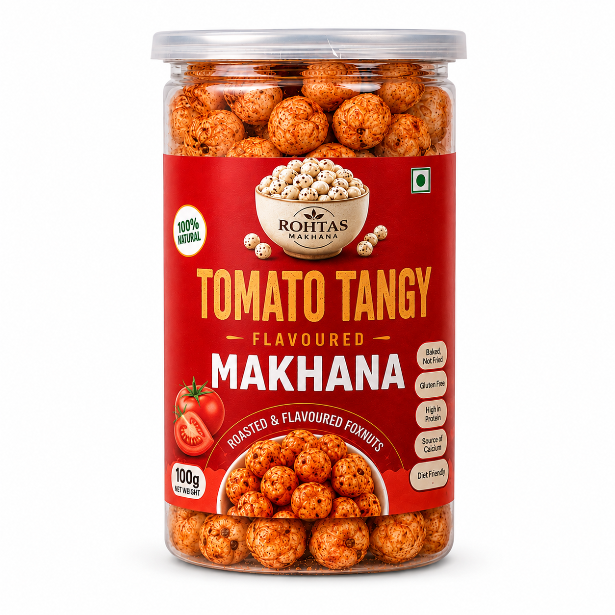 Rohtas Tomato Tangy Flavoured Makhana