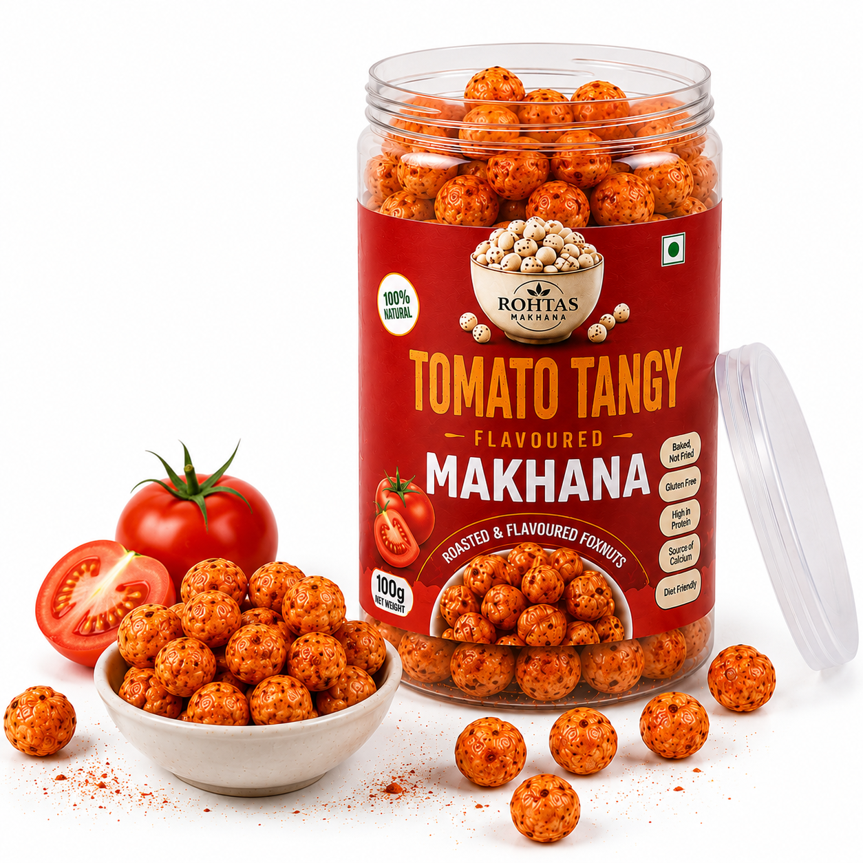 Rohtas Tomato Tangy Flavoured Makhana