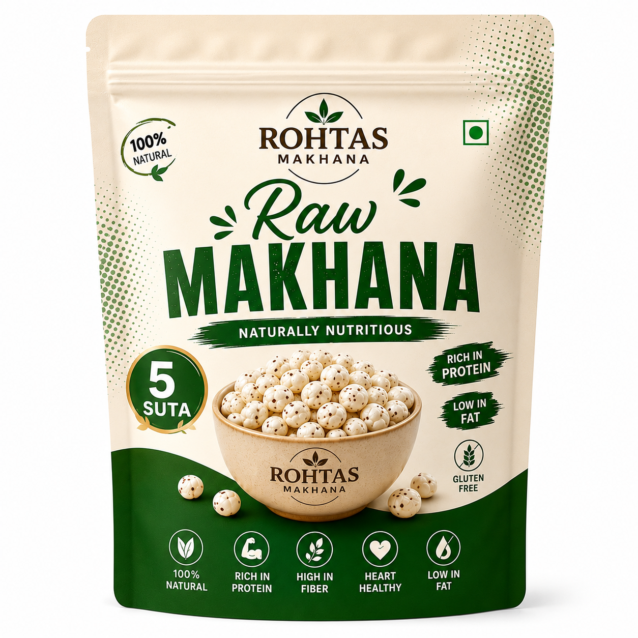 Rohtas 5 Suta Makhana