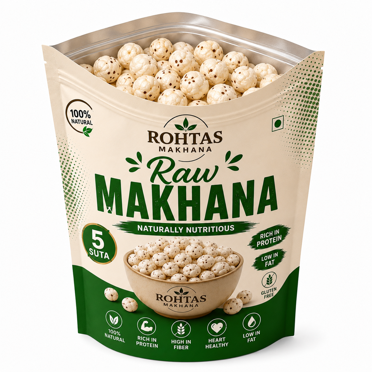 Rohtas 5 Suta Makhana