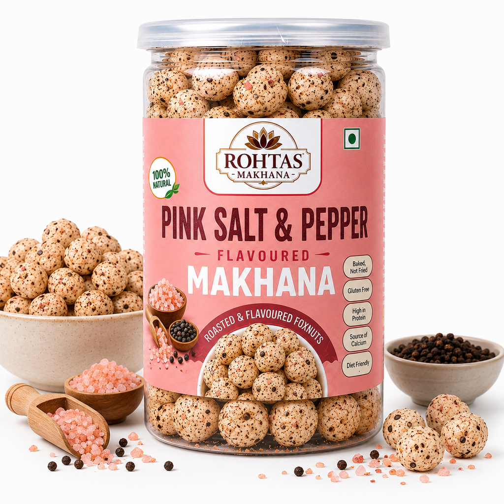Rohtas Pink Salt & Pepper Flavoured Makhana