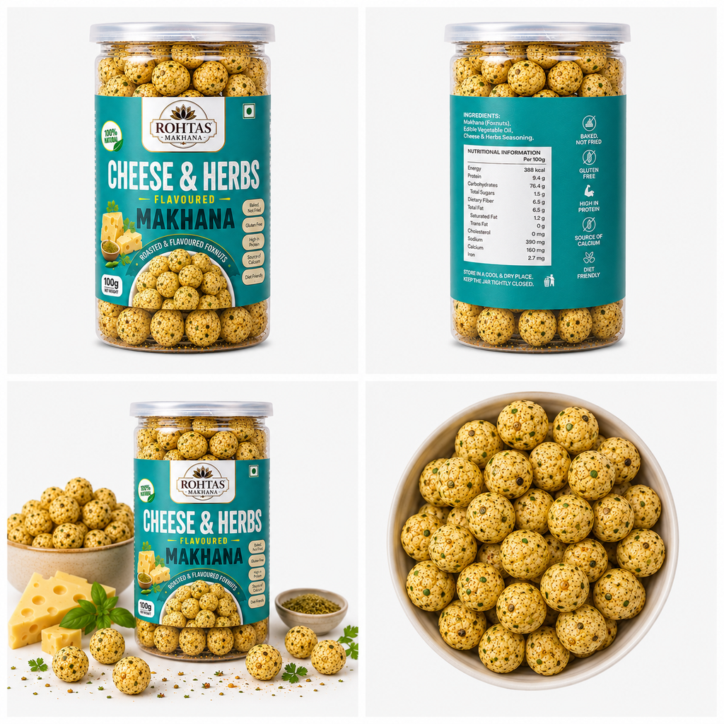 Rohtas Cheese & Herbs Flavoured Makhana