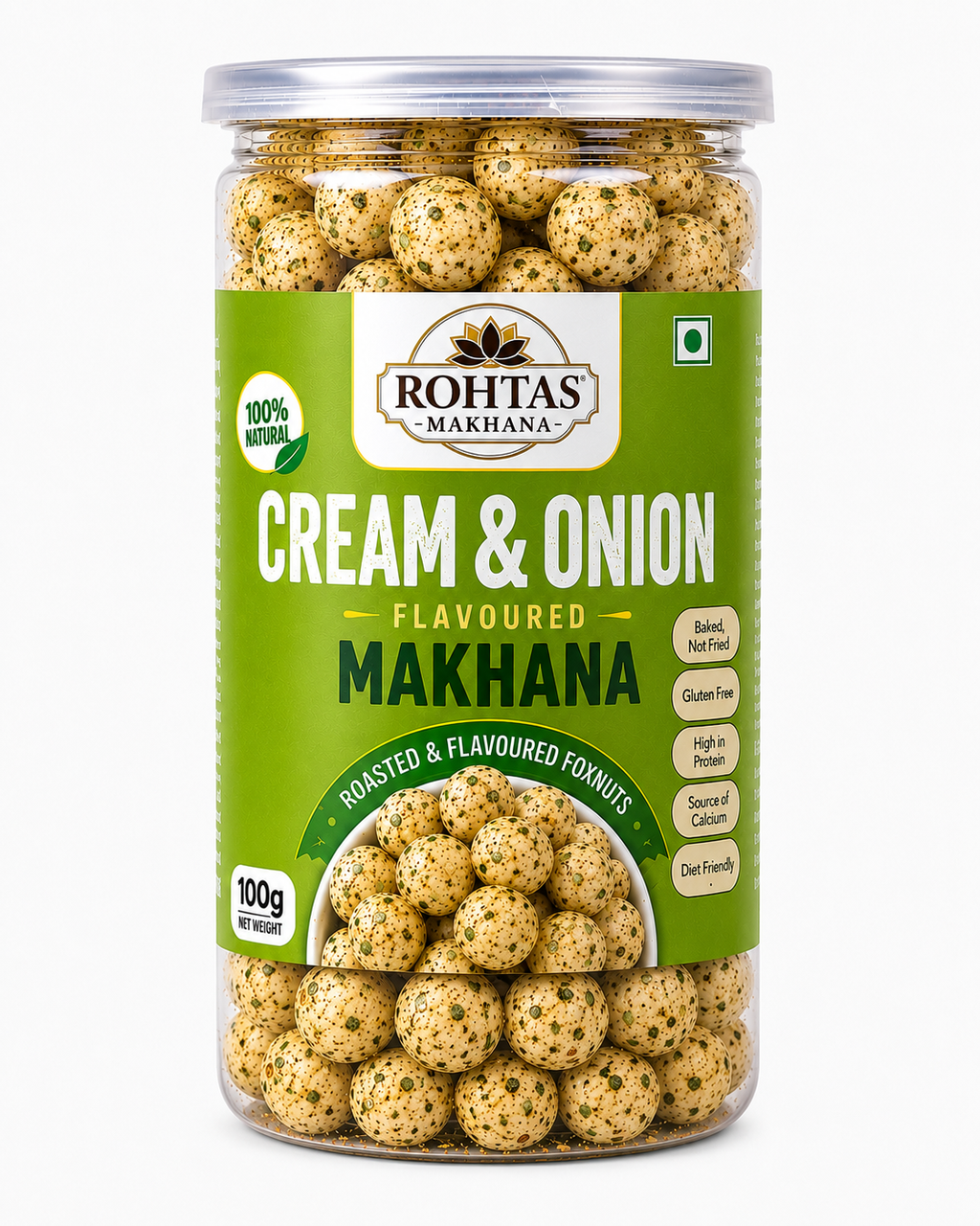 Rohtas Cream & Onion Flavoured Makhana