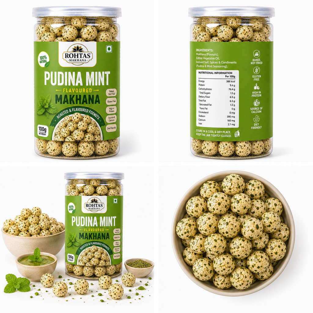 Rohtas Pudina Mint Flavour Makhana