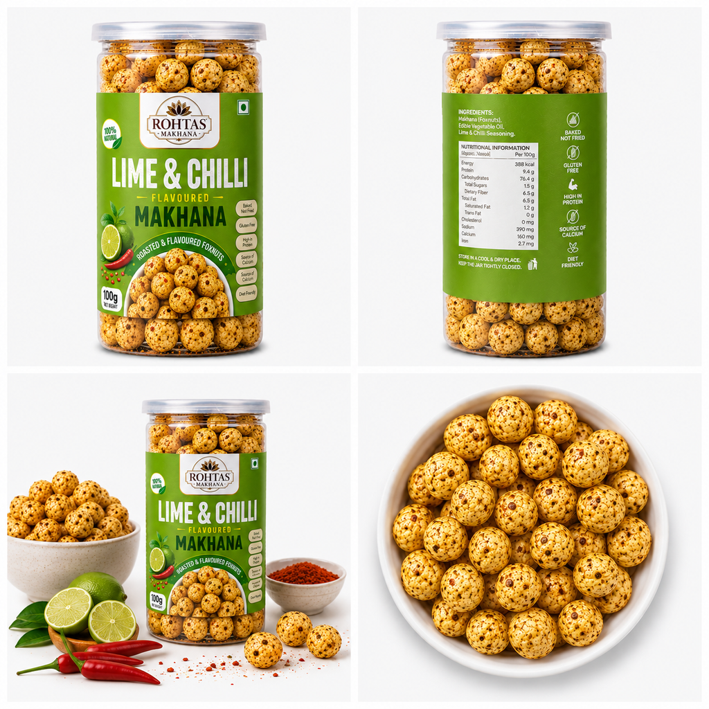 Rohtas Lime & Chilli Flavoured Makhana